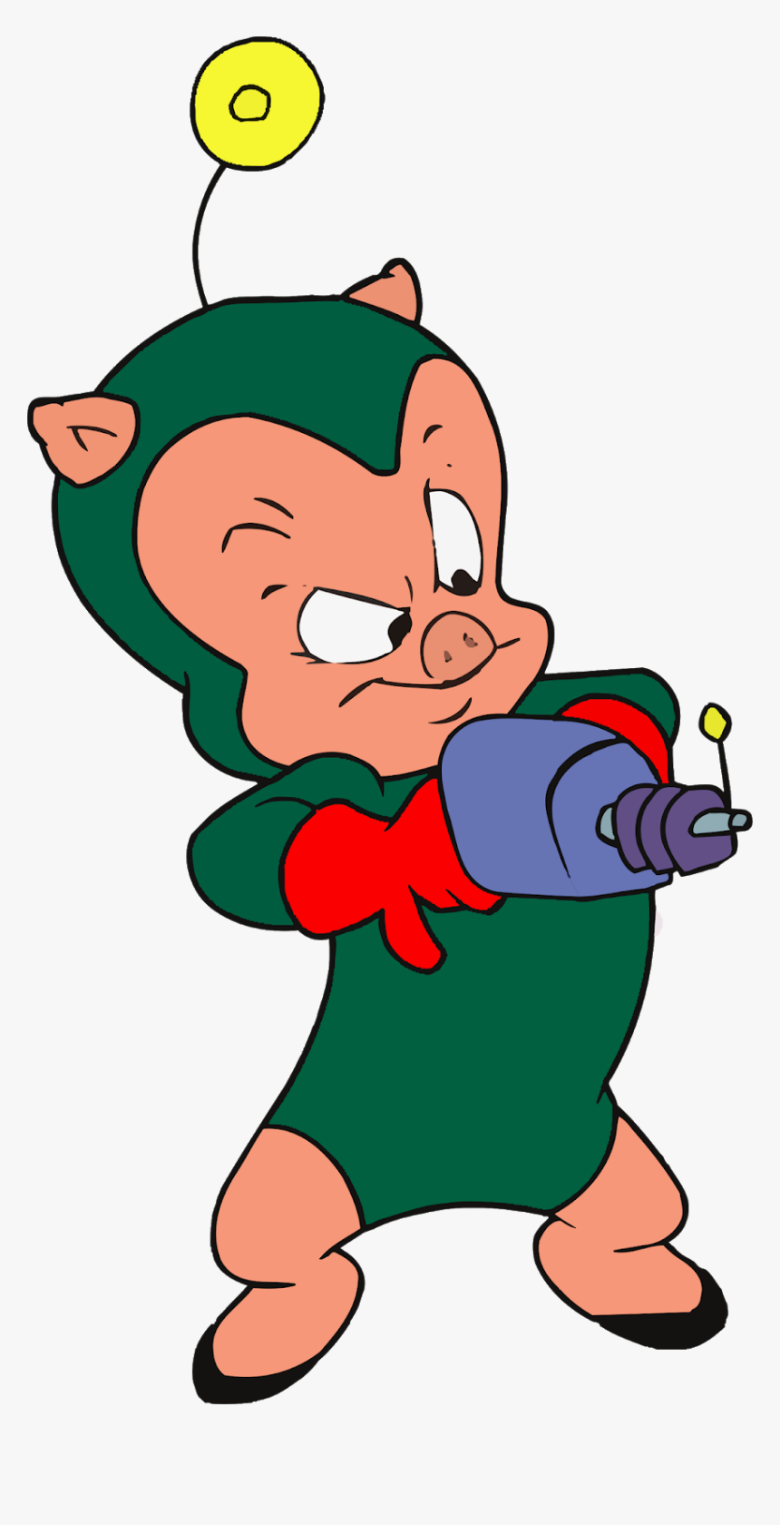 Transparent Marvin The Martian Png - Porky Pig Looney Tunes Characters, Png Download, Free Download