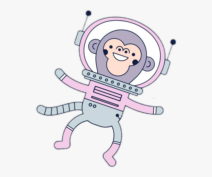 #ftemonkeys #monkeys #monkey #astronaut #space #spacesuit - Monkey In A Space Suit Clipart, HD Png Download, Free Download