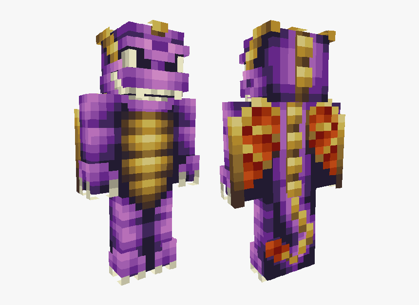 Minecraft Fire Dragon Ski, HD Png Download, Free Download