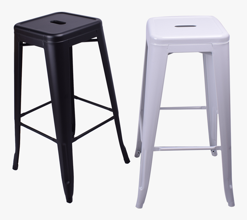 Best Quality Vintage Metal Frame Coffee Shop Restaurant - Tolix Bar Stool Wooden Seat, HD Png Download, Free Download