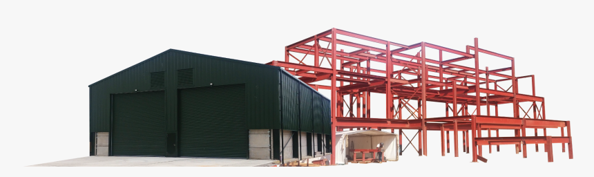 Steel Frame Buildings, Steel Fabrication And Sheet - Commercial Building, HD Png Download, Free Download