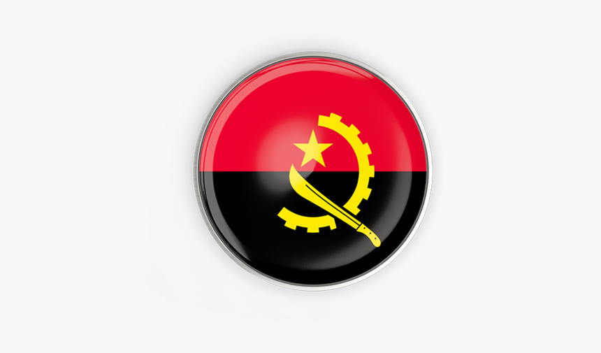 Round Button With Metal Frame - Sub Saharan Africa Symbols, HD Png Download, Free Download