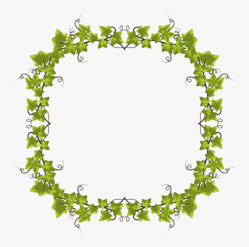 Ivy Leaves Frame, HD Png Download, Free Download