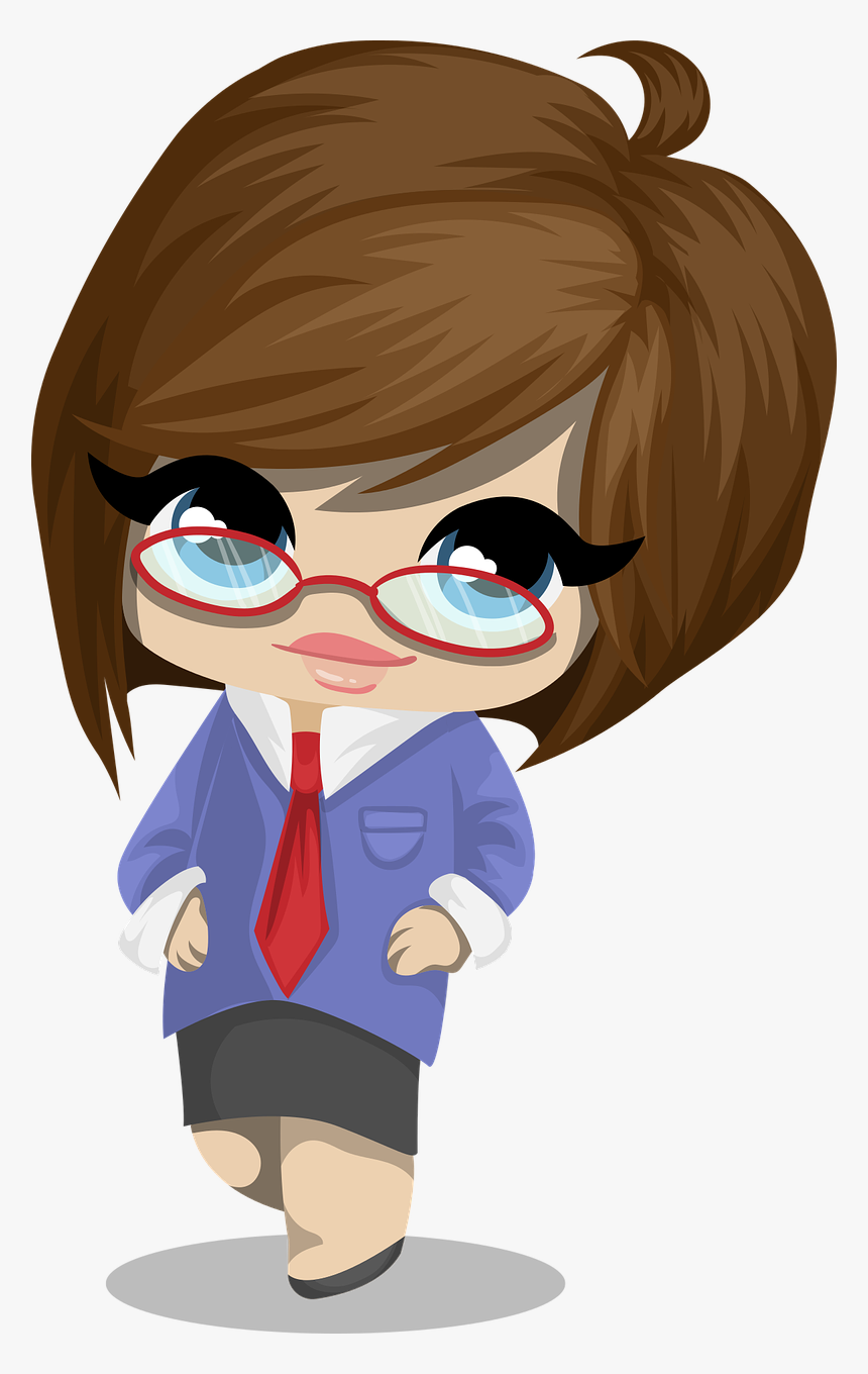 Chibi Business Woman, HD Png Download, Free Download