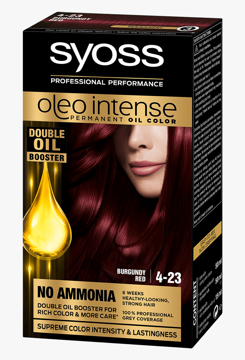 Syoss Com Color Oleo Intense 4 23 Burgundy Red - Ruda Farba Do Włosów ...