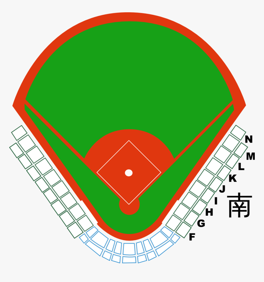 Baseball Field Png - Green Map Icon Png, Transparent Png, Free Download