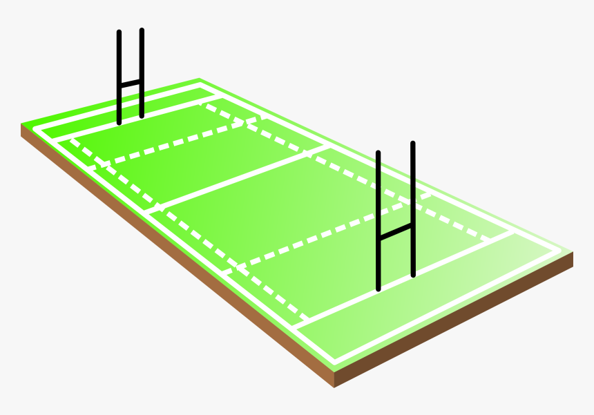 Rugby Field Clip Arts - Rugby Field Clipart, HD Png Download, Free Download