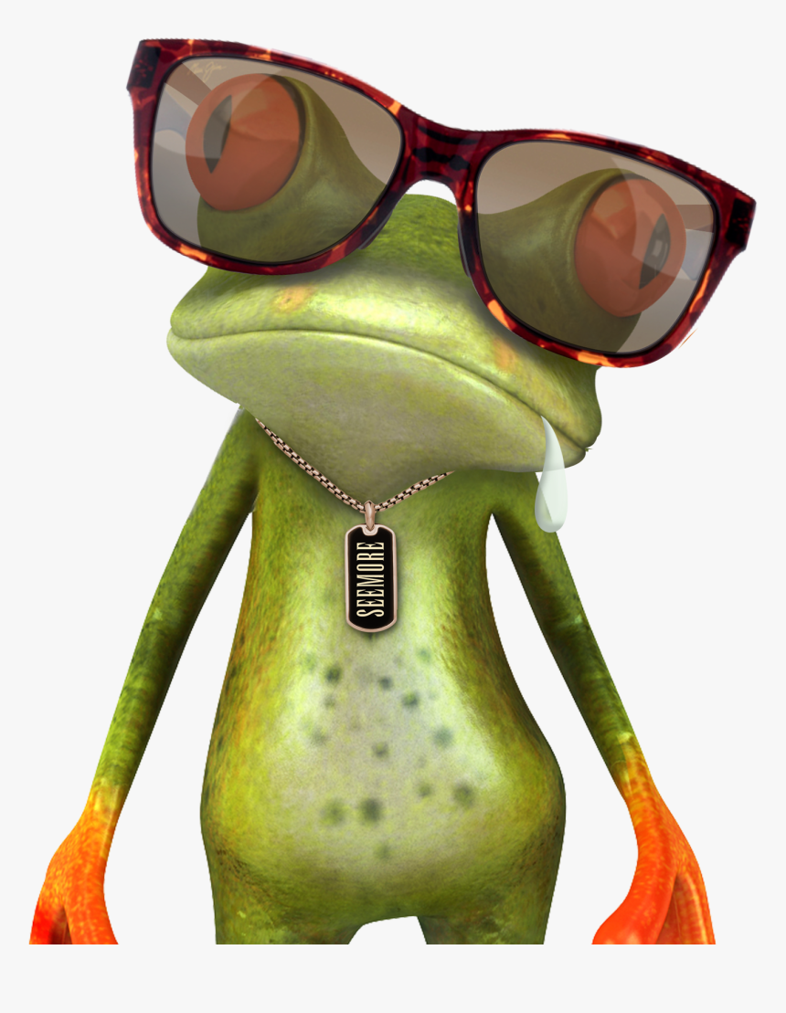 Anti Fog Wipes For - Cartoon Frog Face With Glasses, HD Png Download, Free Download