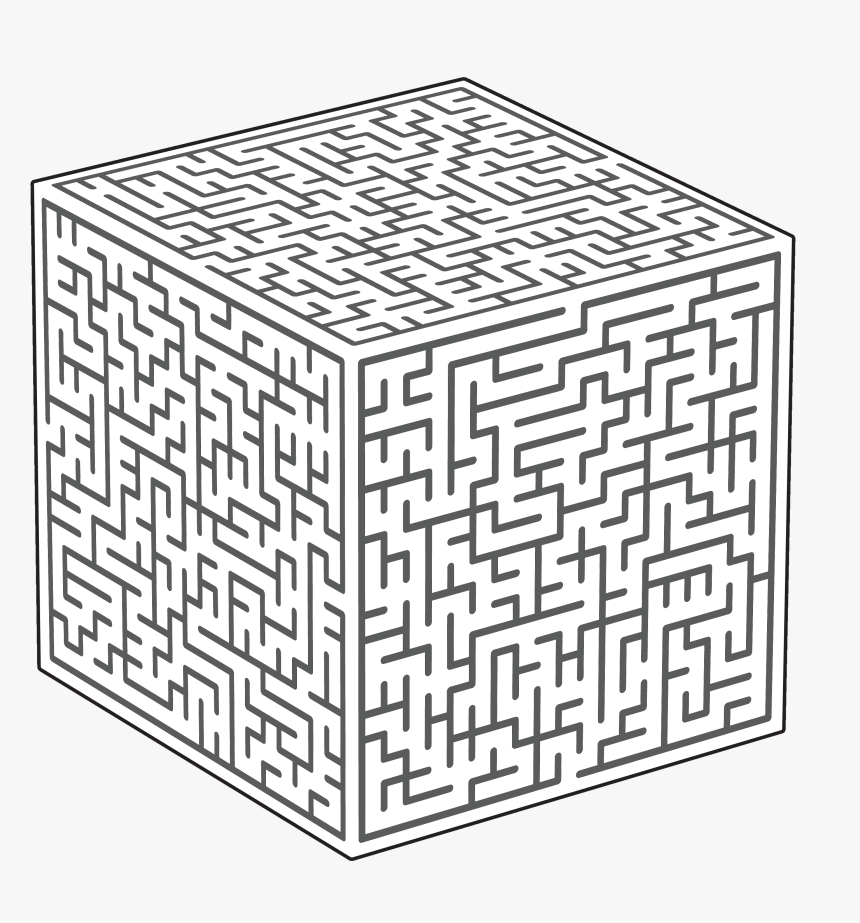 Cube Maze Puzzle, HD Png Download, Free Download
