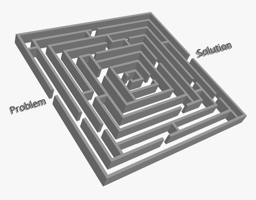 This Free Icons Png Design Of 3d Problem Solution Maze - Labyrinth Clipart Transparent, Png Download, Free Download