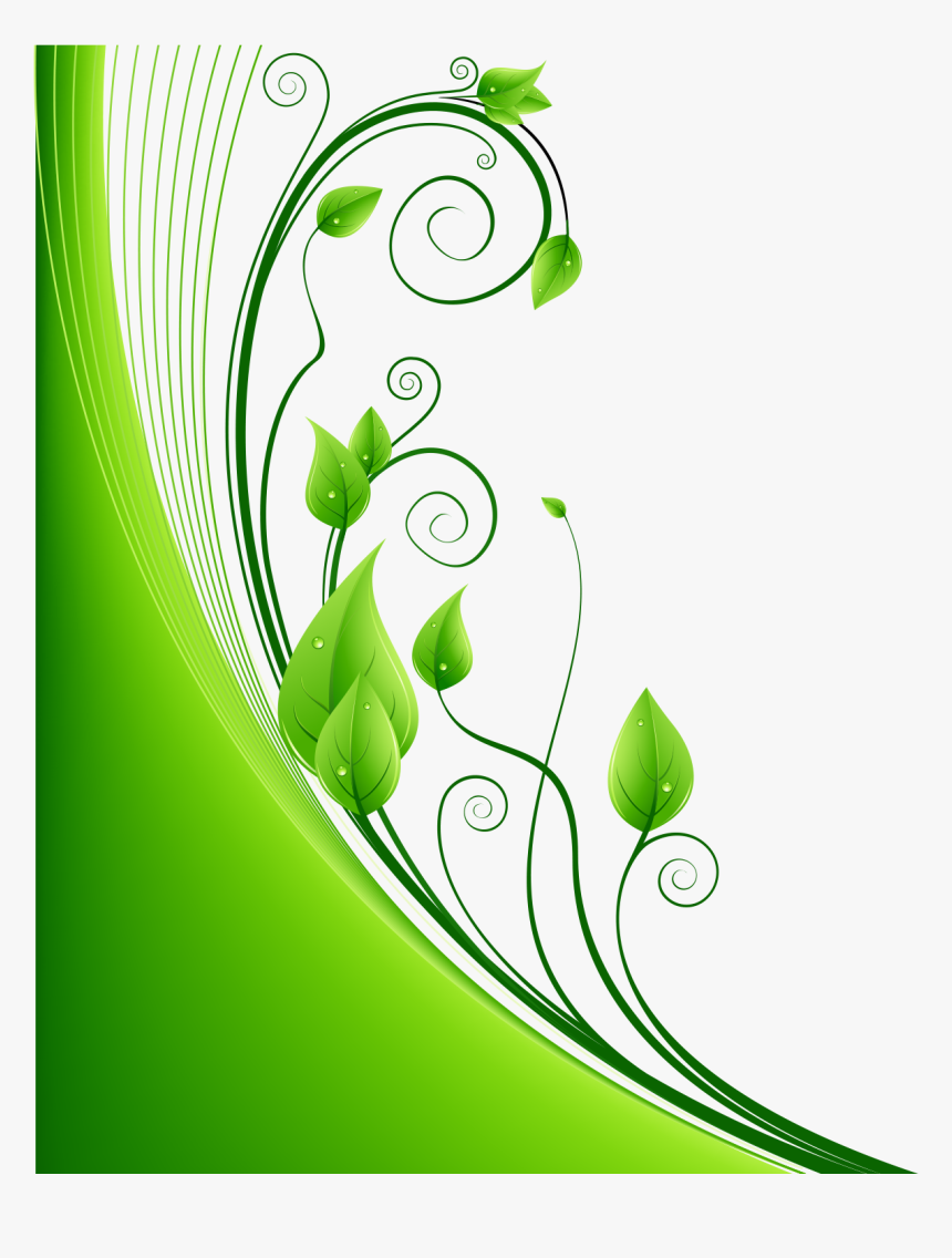 Greenery Vector Floral - Vector Floral Design Png, Transparent Png, Free Download
