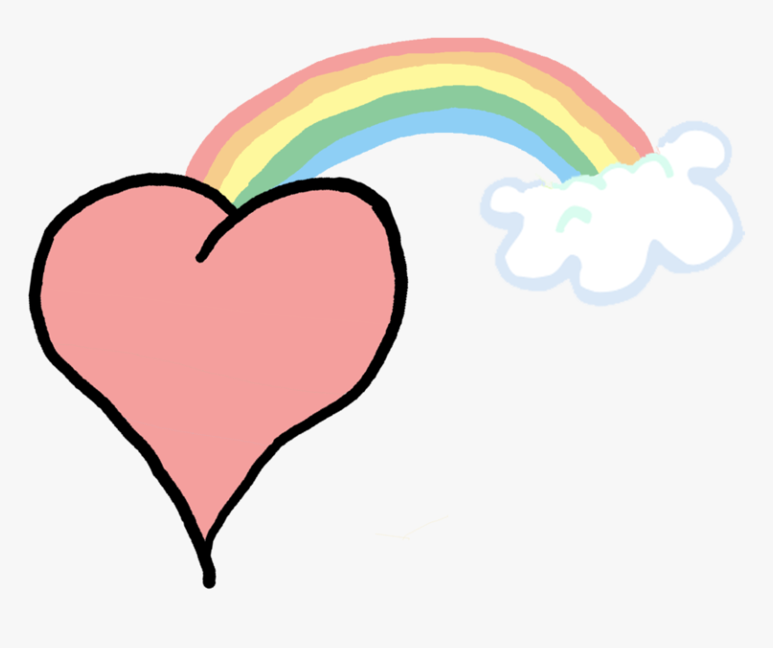Rainbow Heart"s Cutie Mark By Rockerrebecca22 - Heart, HD Png Download, Free Download