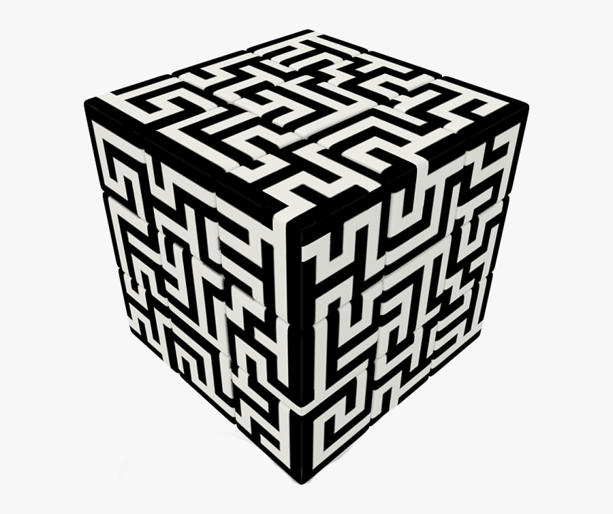 V-cube 3 Flat - 3d Maze Png, Transparent Png, Free Download