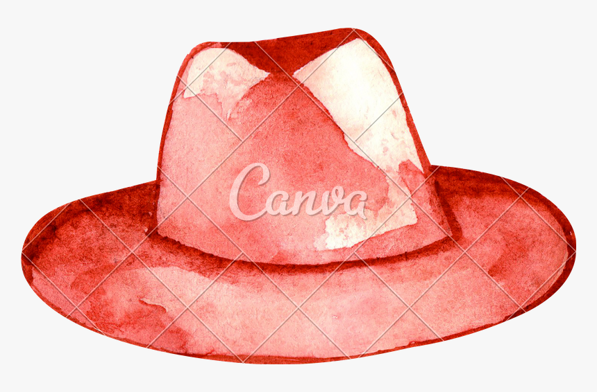 Watercolor Hat - Cowboy Hat, HD Png Download, Free Download