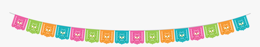 Banner Papel Picado Png, Transparent Png, Free Download