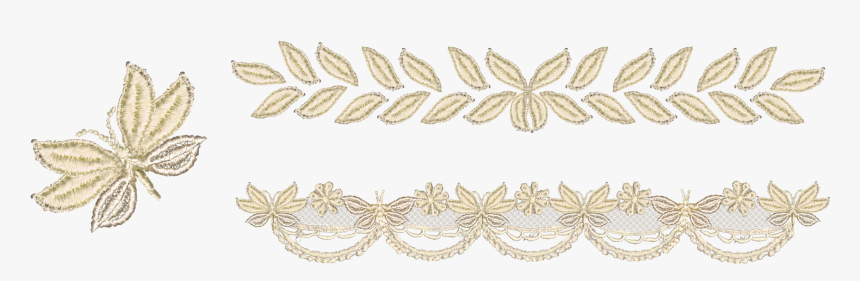 Dentelle - Embroidery - Embroidery, HD Png Download, Free Download