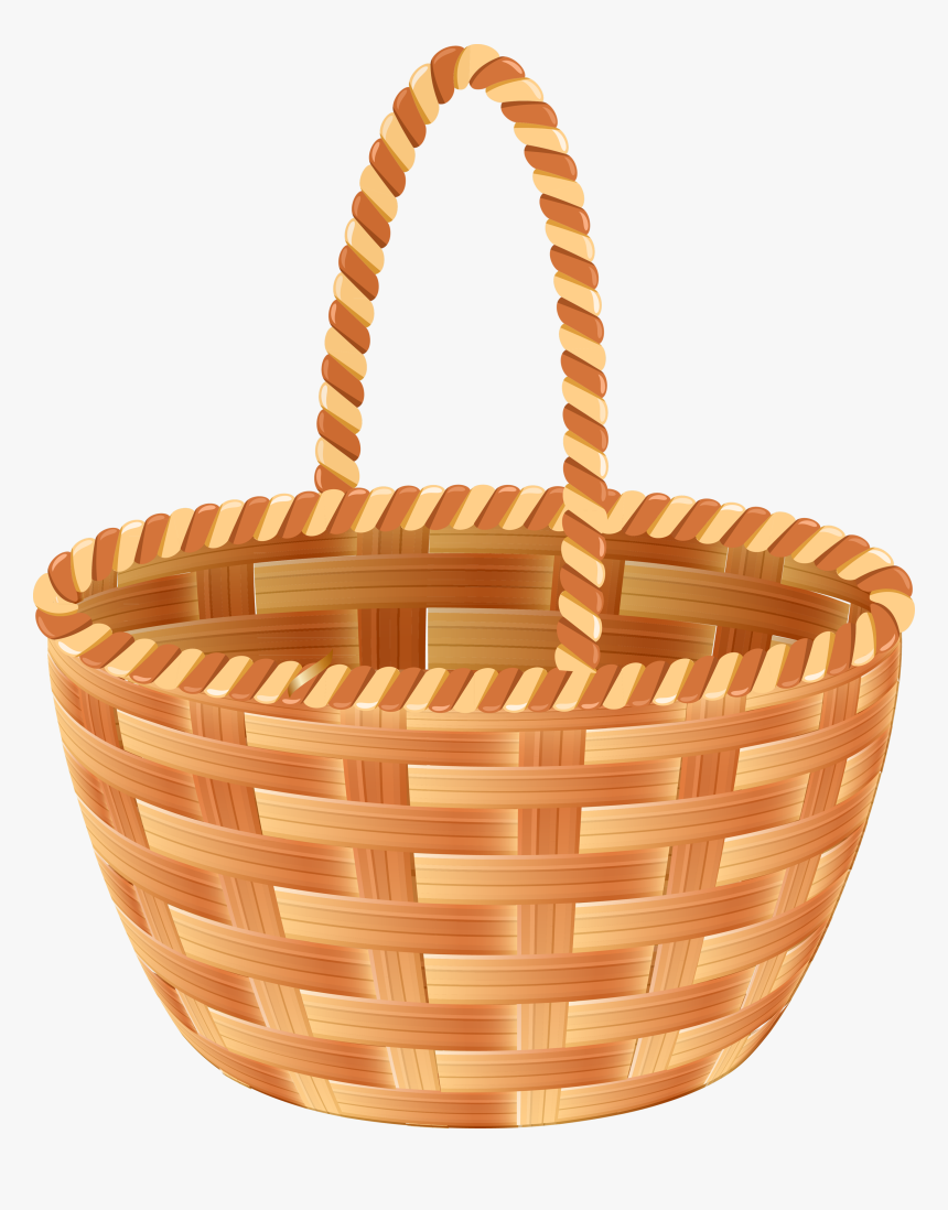 Picnic Baskets Fruit Food - Fruit Empty Basket Png, Transparent Png - kindp...