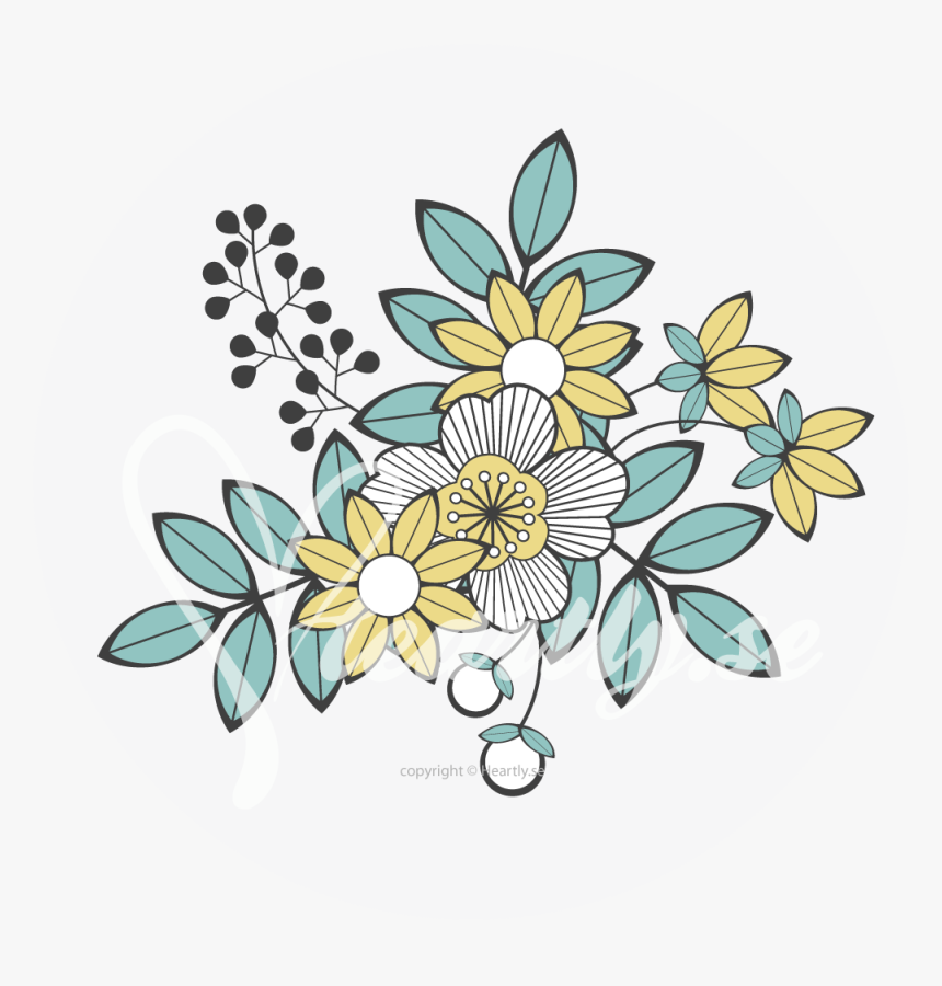 Pin By On Pinterest - Flower Design For Embroidery Png, Transparent Png, Free Download