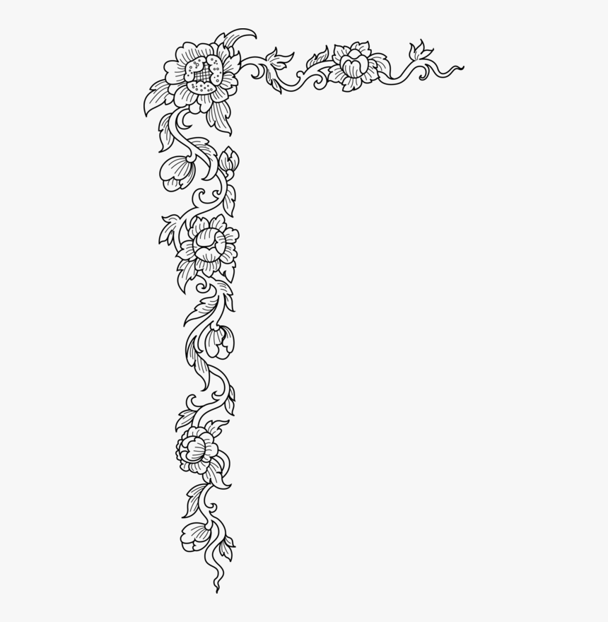 Border Embroidery Designs Png, Transparent Png, Free Download