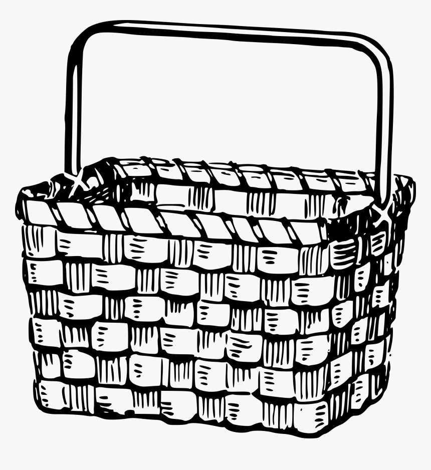 Picnic Basket Clip Art Tumundografico Wikiclipart - Basket Clipart Black .....