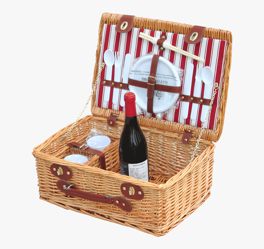 Kingwillow, Wholesale 2 Person Wicker Picnic Basket - Storage Basket, HD Png Download, Free Download