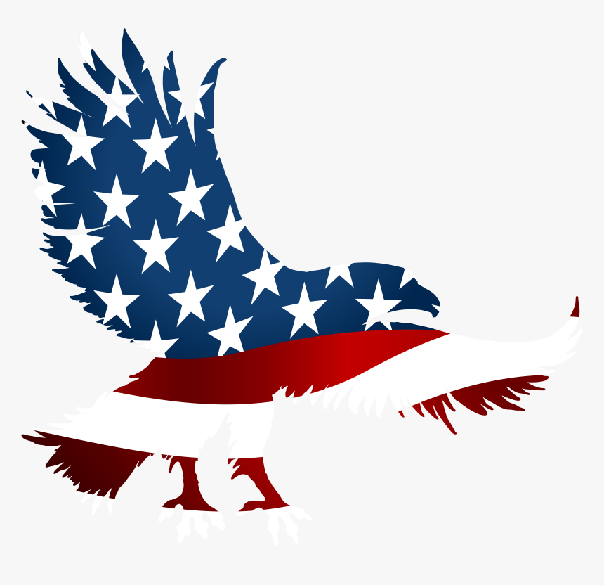 T-shirt United Outfitters Flag States American Eagle, HD Png Download, Free Download