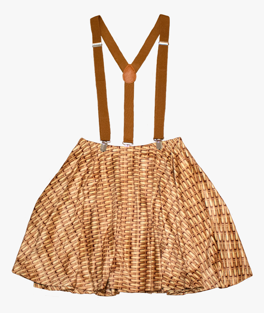 Picnic Basket Suspender Skirt - Miniskirt, HD Png Download, Free Download