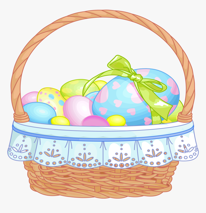 Basket Clipart Bakul - Easter Basket Clipart Transparent Background, HD Png Download, Free Download