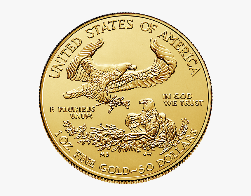 Gold American Eagle 2019 Back - American Eagle Gold 2018, HD Png Download, Free Download
