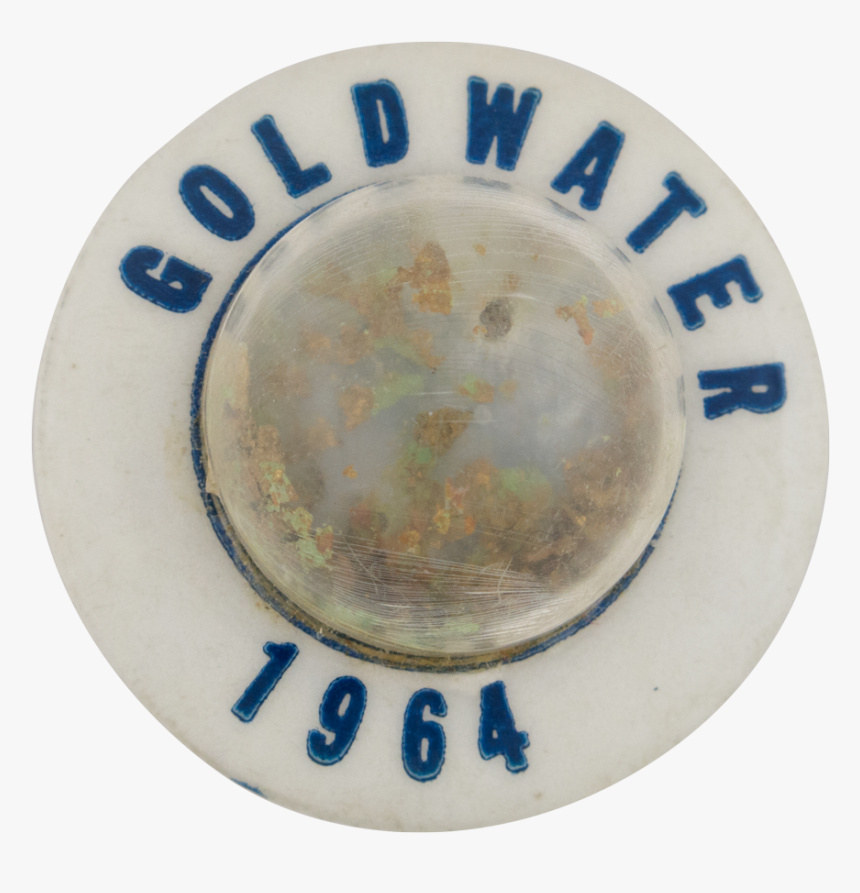 Goldwater 1964 Gold Flakes Political Button Museum - Plate, HD Png Download, Free Download