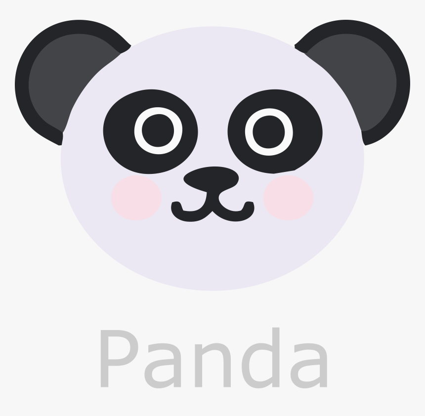 Transparent Panda Face Png - Cartoon, Png Download, Free Download
