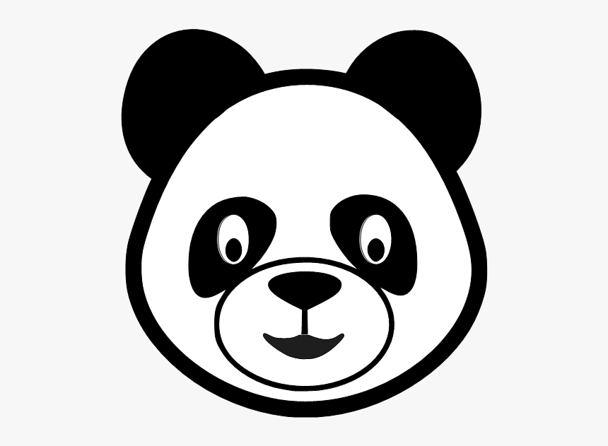 Panda Clipart Head - Panda Face Clip Art, HD Png Download, Free Download