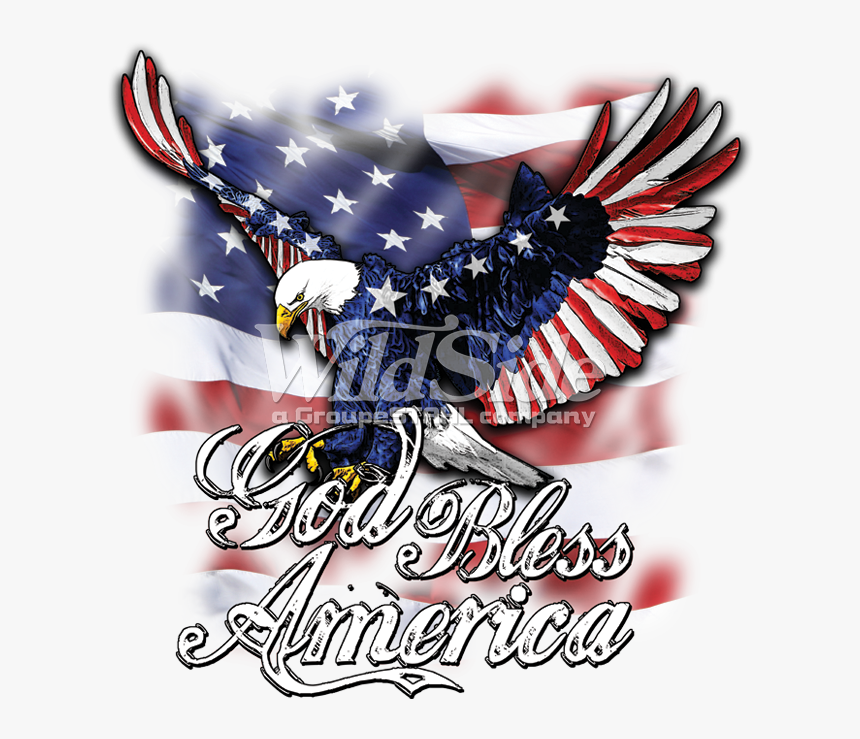 American Eagles Flag - American Flag God Bless America, HD Png Download, Free Download