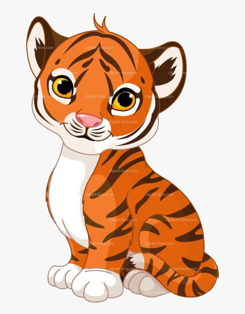 Tiger Clipart Ba Face Clip Art Panda Free Images Geaux - Clipart Baby Tiger, HD Png Download, Free Download
