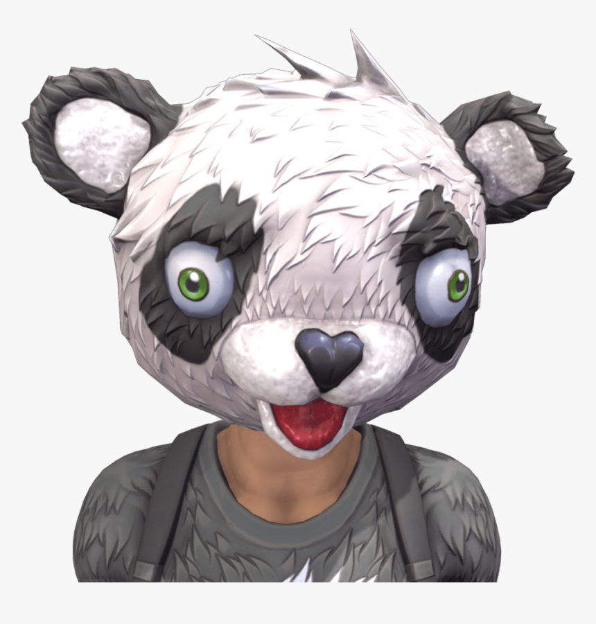 P A N D A Team Leader Outfit - Panda Skin Fortnite Png, Transparent Png, Free Download