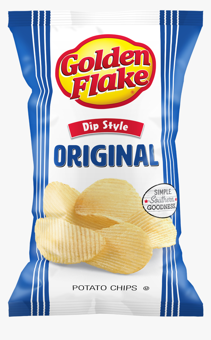 Golden Flake Dip Style Potato Chips, Regular - Potato Chip, HD Png Download, Free Download