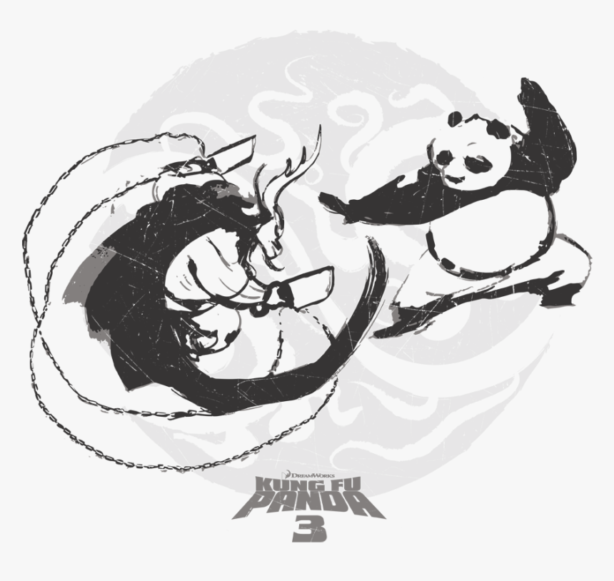 Kung Fu Panda Tshirt, HD Png Download, Free Download