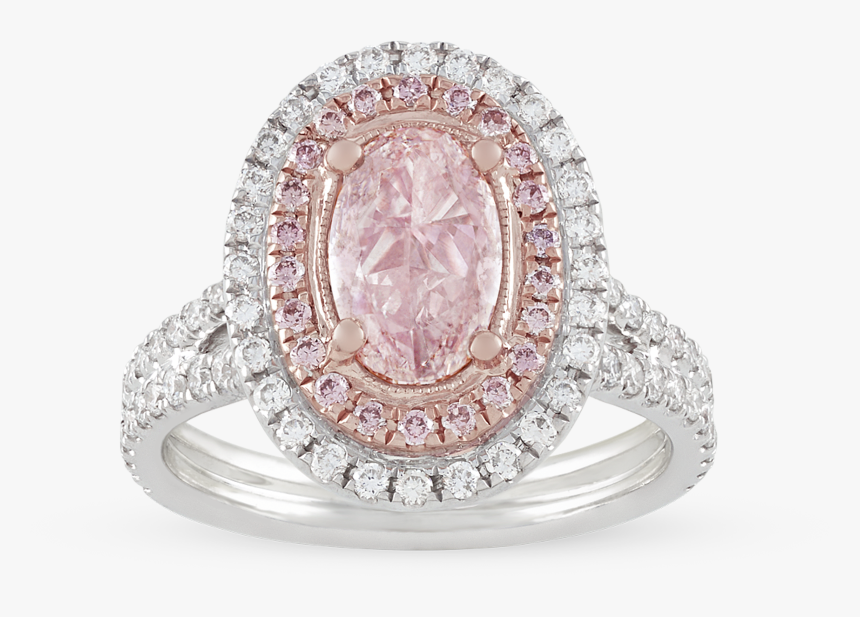 Natural Fancy Light Pink Diamond Ring,, HD Png Download, Free Download