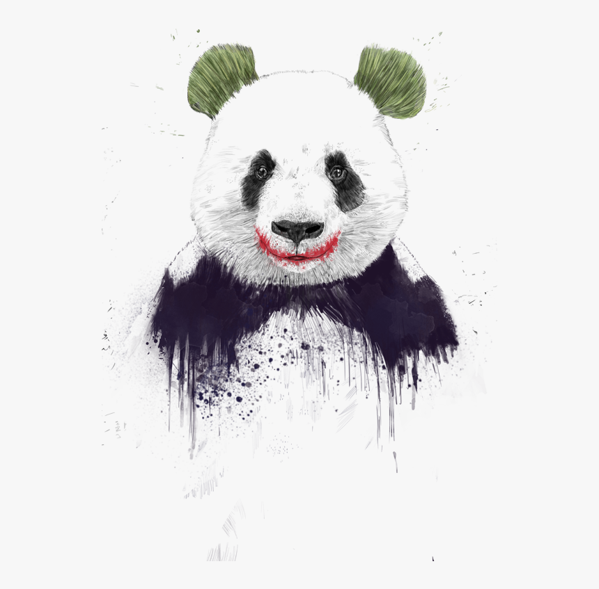 Joker Face Png For Kids - Joker Panda, Transparent Png, Free Download