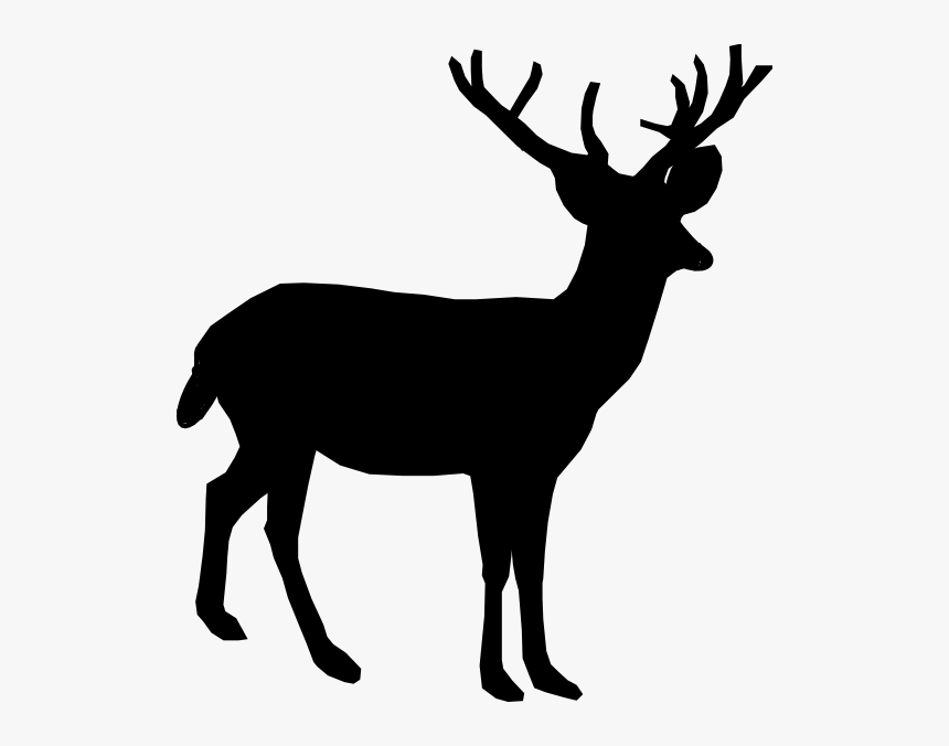 Deer Silhouette Clipart Png, Transparent Png, Free Download