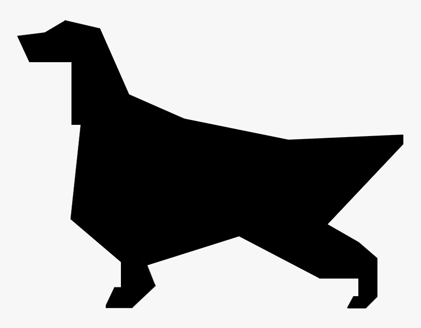 Dachshund Stencil Drawing Clip Art Portable Network - Long Haired Dachshund Illustration, HD Png Download, Free Download