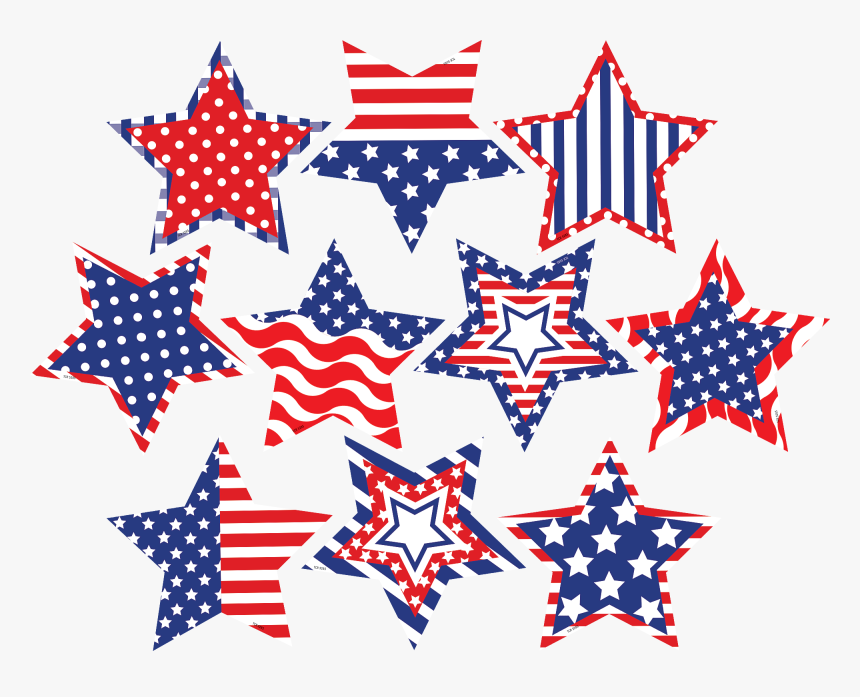 Transparent Fancy Star Clipart - Patriotic Stars, HD Png Download, Free Download