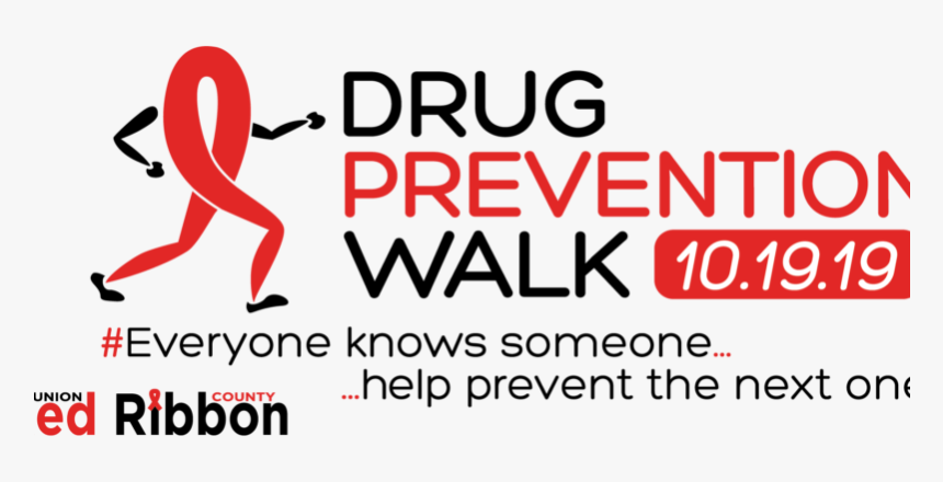 Red Ribbon Drug Prevention Logo - Sign, HD Png Download, Free Download