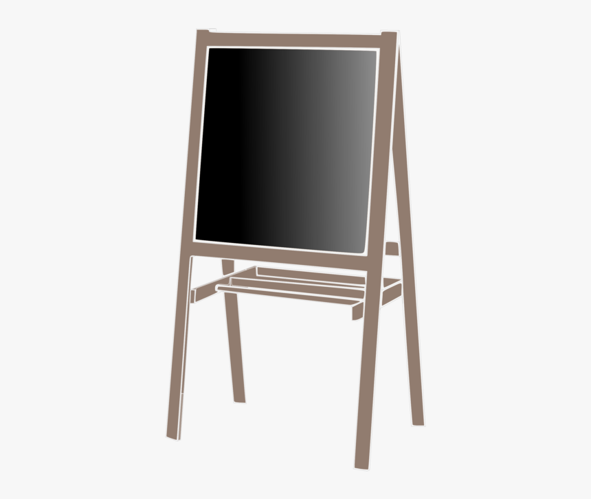 Chalkboard Blackboard Easel - Plywood, HD Png Download, Free Download