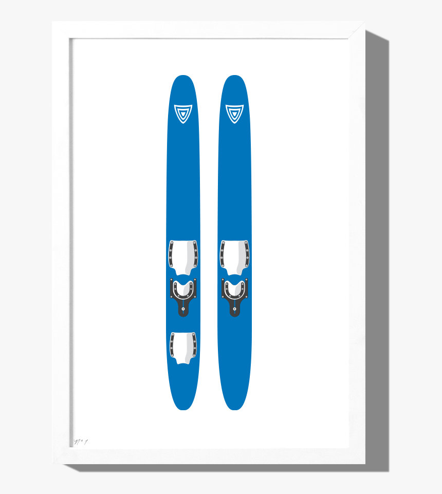 Rkr Framewhite Waterskis2, HD Png Download, Free Download