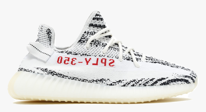 Yeezy Transparent Zebra Print - Yeezy Zebra Flight Club, HD Png Download, Free Download