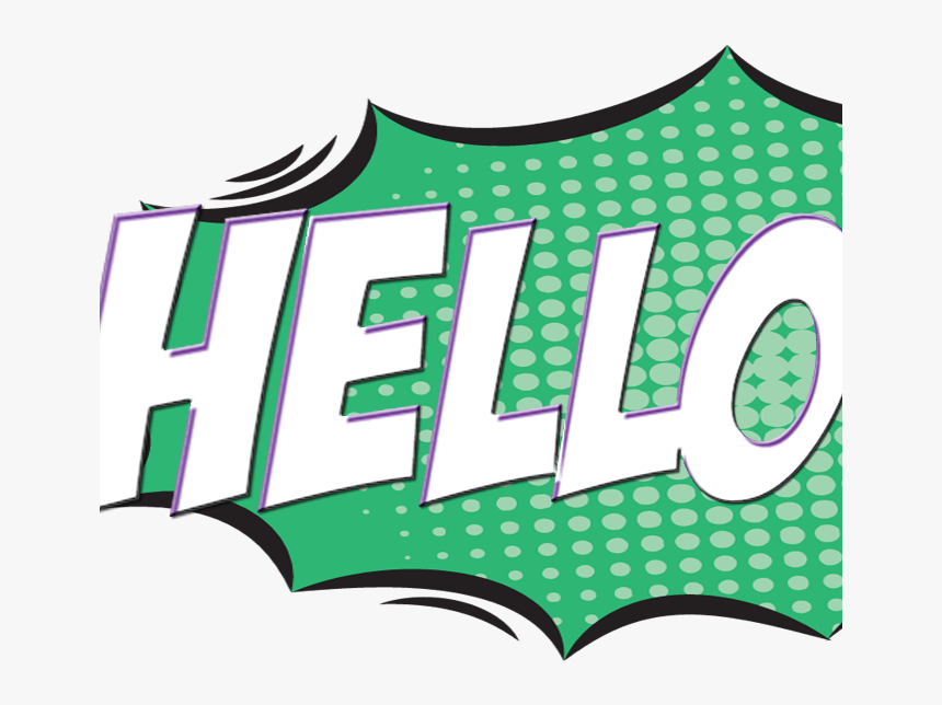 Hello Comic Book , Png Download - Hellocomic, Transparent Png, Free Download