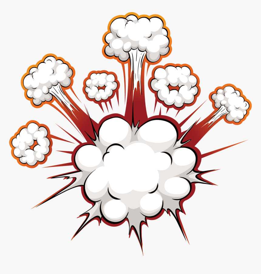 Blast Vector Light Burst - Cartoon Bomb Explosion Png, Transparent Png, Free Download