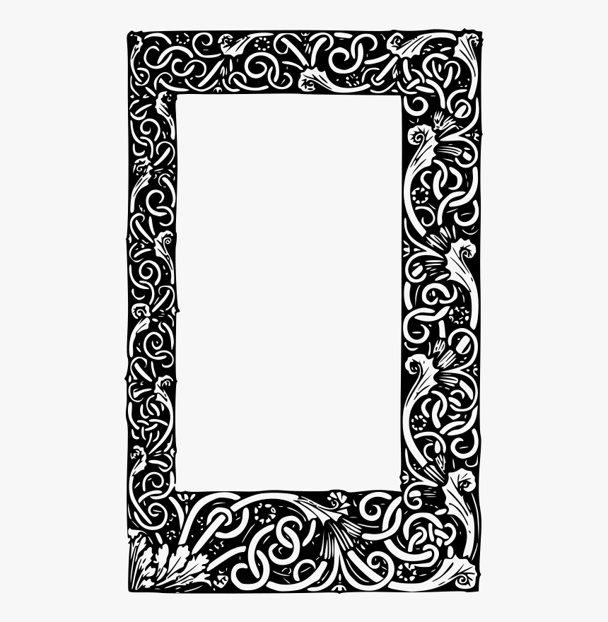 Ornate Frame - Renaissance Border Designs Png, Transparent Png, Free Download