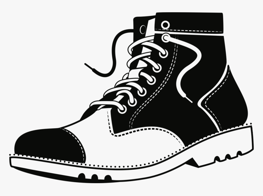 Boot Clipart Shoe - Boot Clipart Black And White, HD Png Download, Free Download